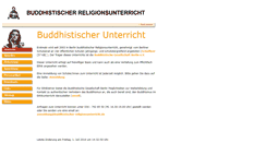 Desktop Screenshot of buddhistischer-religionsunterricht.de