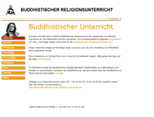 Tablet Screenshot of buddhistischer-religionsunterricht.de